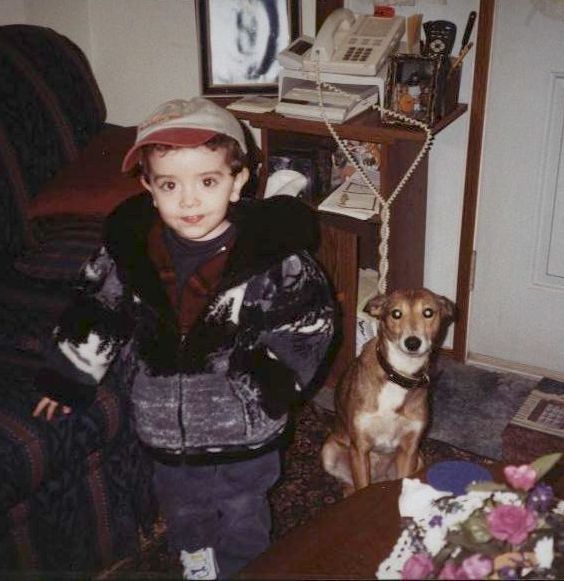 david with doggie