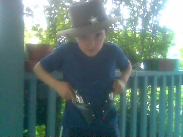 david as a cowboy