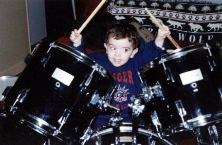 david plays drums again